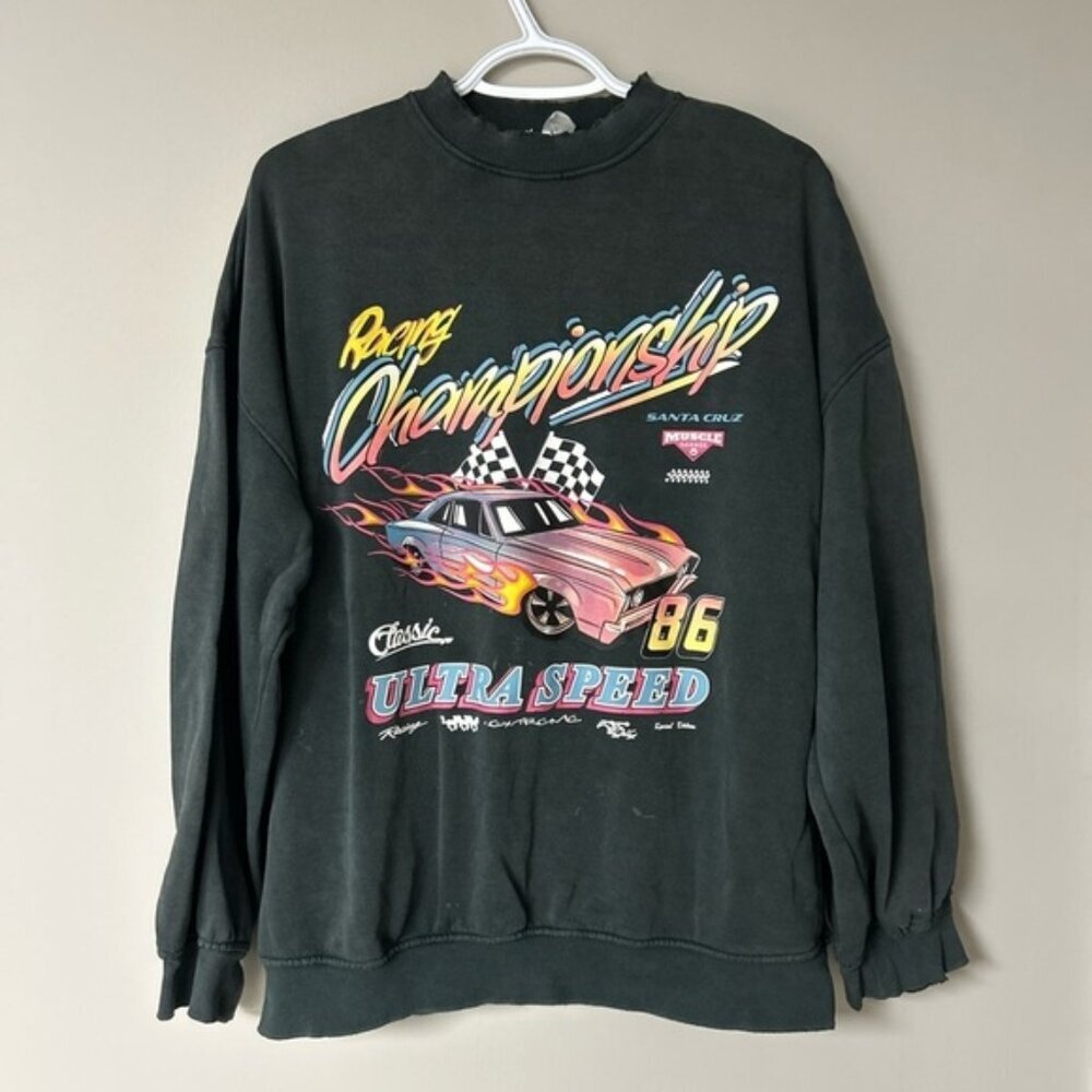 H&M Racing Championship Ultra Speed, 86 Santa Cruz Grey Crewneck